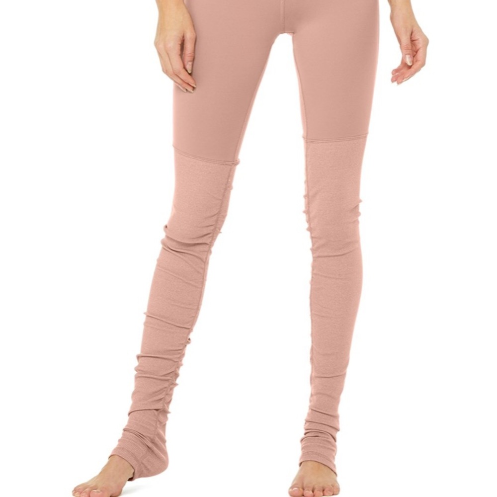 ALO High waist Goddess Leggings in Smoky Quartz
